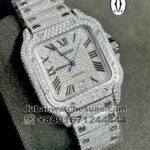 Cartier Santos Iced Out 40 mm Diamond White