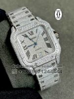 Cartier Santos Iced Out 40 mm Diamond White