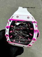 Richard Mille RM 38-02 Tourbillon Super Slim White and Pink Copy
