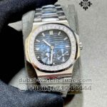 Patek Philippe Nautilus 5712/1R-001? Moon,Blue? Dial and Stonned Bezel With Steel? Bracelet Copy