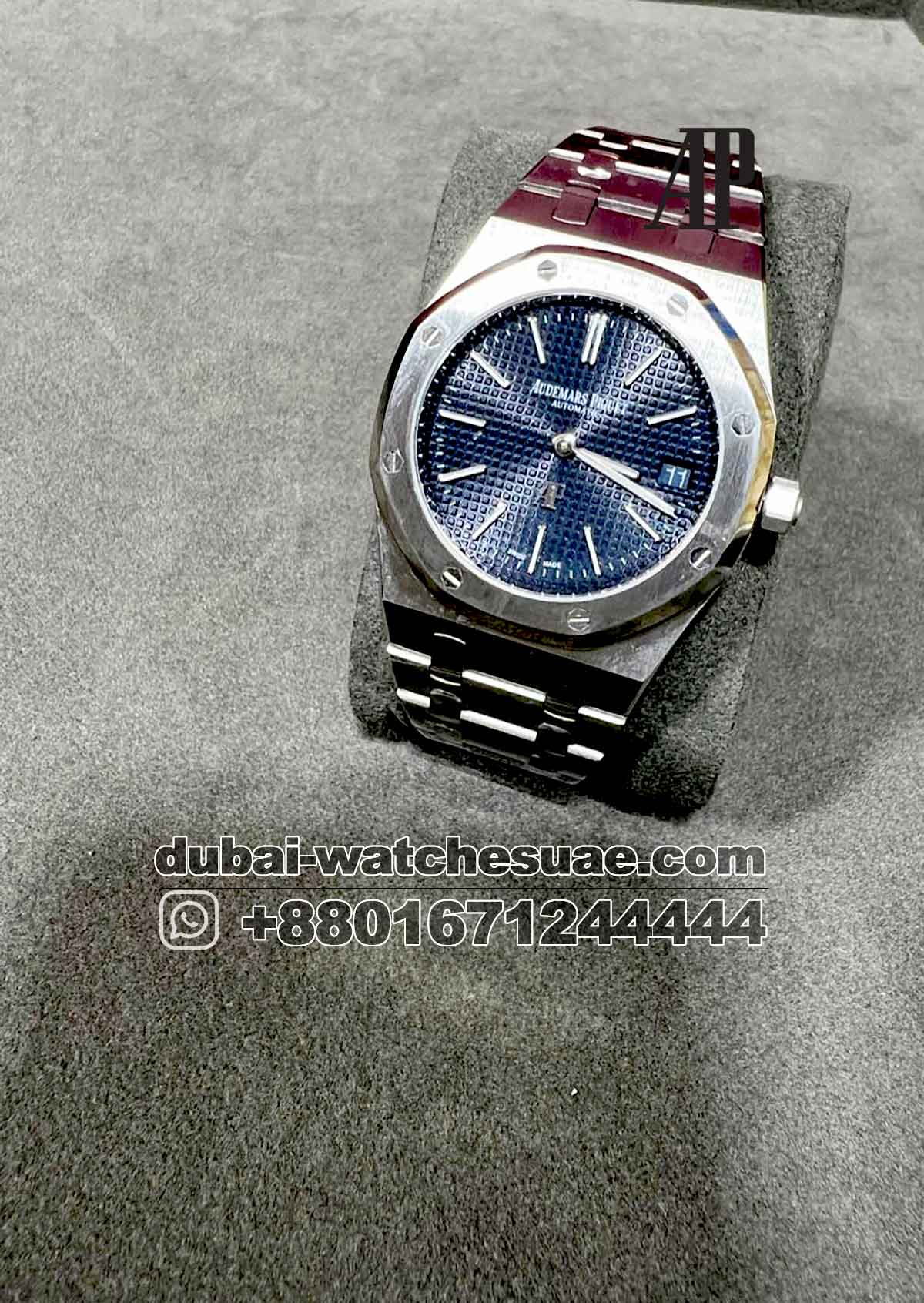 1-a-1-2.jpg Audemars Piguet Royal Oak Super Slim ROYAL OAK 39MM Blue Dial Stainless Steel - Image 1
