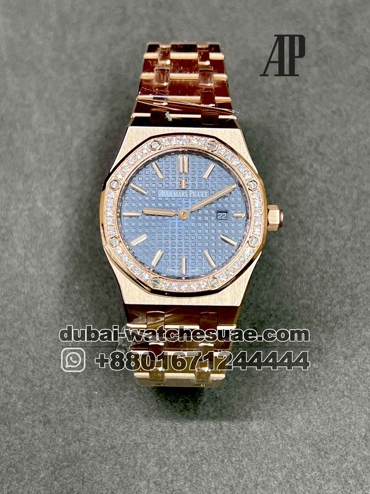 1-a-2-2.jpg Audemars Piguet Royal Oak 33 mm Blue - Image 1