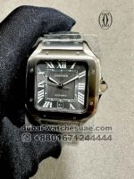 Cartier De Santos Gray Dial 39.8 mm Copy