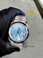 Rolex 40 mm Day date ,Blue,Plain Bezel