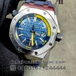 Audemars Piguet Royal Oak Offshore Diver 41 mm Blue?Dial With Blue Rubber Strap Copy