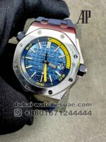 Audemars Piguet Royal Oak Offshore Diver 41 mm Blue?Dial With Blue Rubber Strap Copy