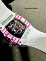 Richard Mille RM 38-02 Tourbillon Super Slim White and Pink Copy - Image 2