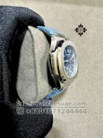 Patek Philippe 5980/60G Nautilus White Gold With Blue Dial Superclone Copy - Image 2
