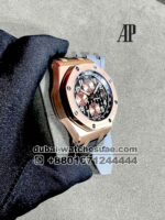 Audemars Piguet Royal Oak Offshore Chronograph selfwinding Ref: 264700R.OO.A002CR.02 Black Dial With Rose Gold Sub Dial Rose Gold Bezel With Black Leather Strap - Image 2