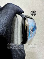 Franck Muller Yachting Black With Black Leather Strap  Copy - Image 2