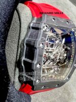 Richard Mille Rafa 27-02 Black With?Red Rubber Strap - Image 2