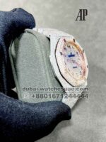 Audemars? Piguet Royal Oak? 41 mm Fully Iced Out Arabic Dial Two Tone Bracelet - Image 2