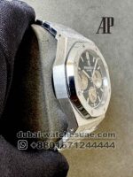 Audemars Piguet Royal Oak Chronograph 41mm Hammered 18k White Gold With Black Dial Ref. 26239BC.GG.1224BC.02? Copy - Image 2