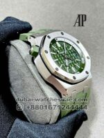 Audemars Piguet Royal Oak Offshore Diver 41 mm Green Dial With Green Rubber Strap Copy - Image 2