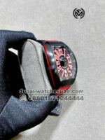 Franck Muller Vanguard V45 Black Dial With Red Crocodile Leather  Strap Copy - Image 2