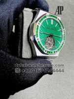 Audemars Piguet Tourbillon Green Diamond Ref 26532IC.EE.1220TI.01 Green Dial Wilth Green Stoned Bezel Stainless Steel - Image 2