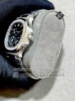 Patek Philippe Nautilus 5712/1R-001? Moon,Blue? Dial and Stonned Bezel With Steel? Bracelet Copy - Image 3
