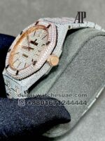 Audemars? Piguet Royal Oak? 42 mm Iced Out Gold two tone - Image 3
