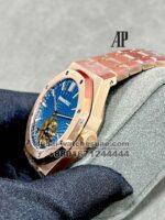 AP Royal Oak Selfwinding Flying Tourbillon Blue? Dial Rose Gold? Bracelet - Image 3