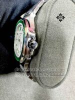 Patek Philippe Nautilus 5711 Steel with custom White Dial Emerald Bezel Copy - Image 3