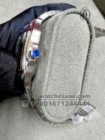 SANTOS DE CARTIER WATCH  LARGE MODEL, HAND-WOUND MECHANICAL MOVEMENT, STEEL - Image 3