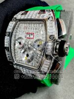Richard Mille RM 011 Aftermarket Iced Out Green Copy - Image 3