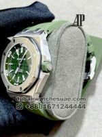 Audemars Piguet Royal Oak Offshore Diver 41 mm Green Dial With Green Rubber Strap Copy - Image 3