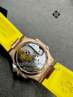 Patek Philippe Nautilus 5712 Gray Dial With Yellow Rubber strap Copy - Image 4
