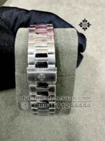 Patek Philippe Nautilus 5711 Steel with custom White Dial Emerald Bezel Copy - Image 4