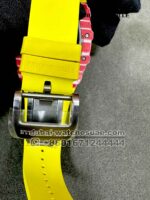 Richard Mille Rafa RM 35-02 Tourbillon Super Slim? Red Bezel with Yellow Rubber Strap Copy - Image 4