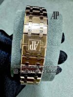 Audemars Piguet Royal Oak Openworked Rosegold Skeleton ?Archive? Rose Gold Bezel and Bracelet New Version Copy - Image 4