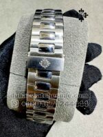 Patek Philippe Nautilus 5711 Steel with custom White Dial Blue Zircon? Bezel Copy - Image 3