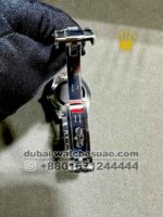 Rolex Day Date 41 mm Gray Dial Flutted Bezel with Silver Bracelet Copy - Image 4