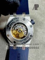Audemars Piguet Royal Oak Offshore Diver 41 mm Blue?Dial With Blue Rubber Strap Copy - Image 4