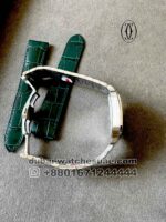 Cartier De Santos Green Dial Copy Watch with Roman Numeric 39.8 mm - Image 3