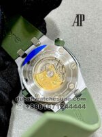 Audemars Piguet Royal Oak Offshore Diver 41 mm Green Dial With Green Rubber Strap Copy - Image 4
