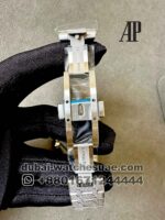 Audemars Piguet Royal Oak Chronograph 41mm Hammered 18k White Gold With Black Dial Ref. 26239BC.GG.1224BC.02? Copy - Image 4