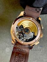 Patek Philippe Aquanaut 5968r Replica Brown Dial with Brown Rubber Strap - Image 5