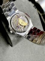 Patek Philippe Nautilus Perpetual Calendar 5740/1G-001 White Gold New/Fullset/2021 Blue Dial With Chrono Stoned Bezel - Image 5