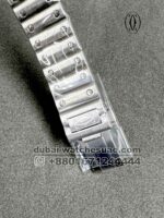 SANTOS DE CARTIER WATCH  LARGE MODEL, HAND-WOUND MECHANICAL MOVEMENT, STEEL - Image 5