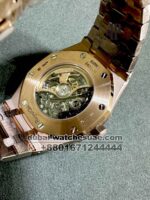 Audemars Piguet Royal Oak Openworked Rosegold Skeleton ?Archive? Rose Gold Bezel and Bracelet New Version Copy - Image 5