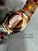 Rolex 36 mm Day Date Green face With Roman Numeral Stoned Bezel President Bracelet Copy - Image 5