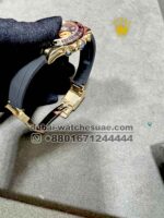 Rolex Men 116528 Black Paul Newman Dial 18K Yellow Gold 40mm Rubber Strap - Image 6