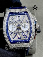 ? Franck Muller Yachting Fully  Iced Blue
