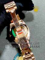 Rolex 40? mm Day Date Rose Gold Stoned Dial With White Stoned Numeric and Flutted Bezel Copy - Image 4