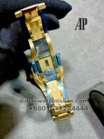 Audemars Piguet Royal Oak? 39MM Blue Dial with Golden Bracelet Copy - Image 4