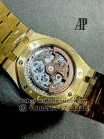 Audemars Piguet Royal Oak? 39MM Blue Dial with Golden Bracelet Copy - Image 5