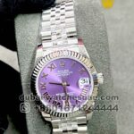 Rolex 31 mm Ladies Two Tone Purple