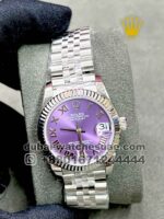 Rolex 31 mm Ladies Two Tone Purple