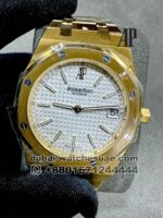 Audemars Piguet Royal Oak? 39MM White Dial with Golden Bracelet Copy